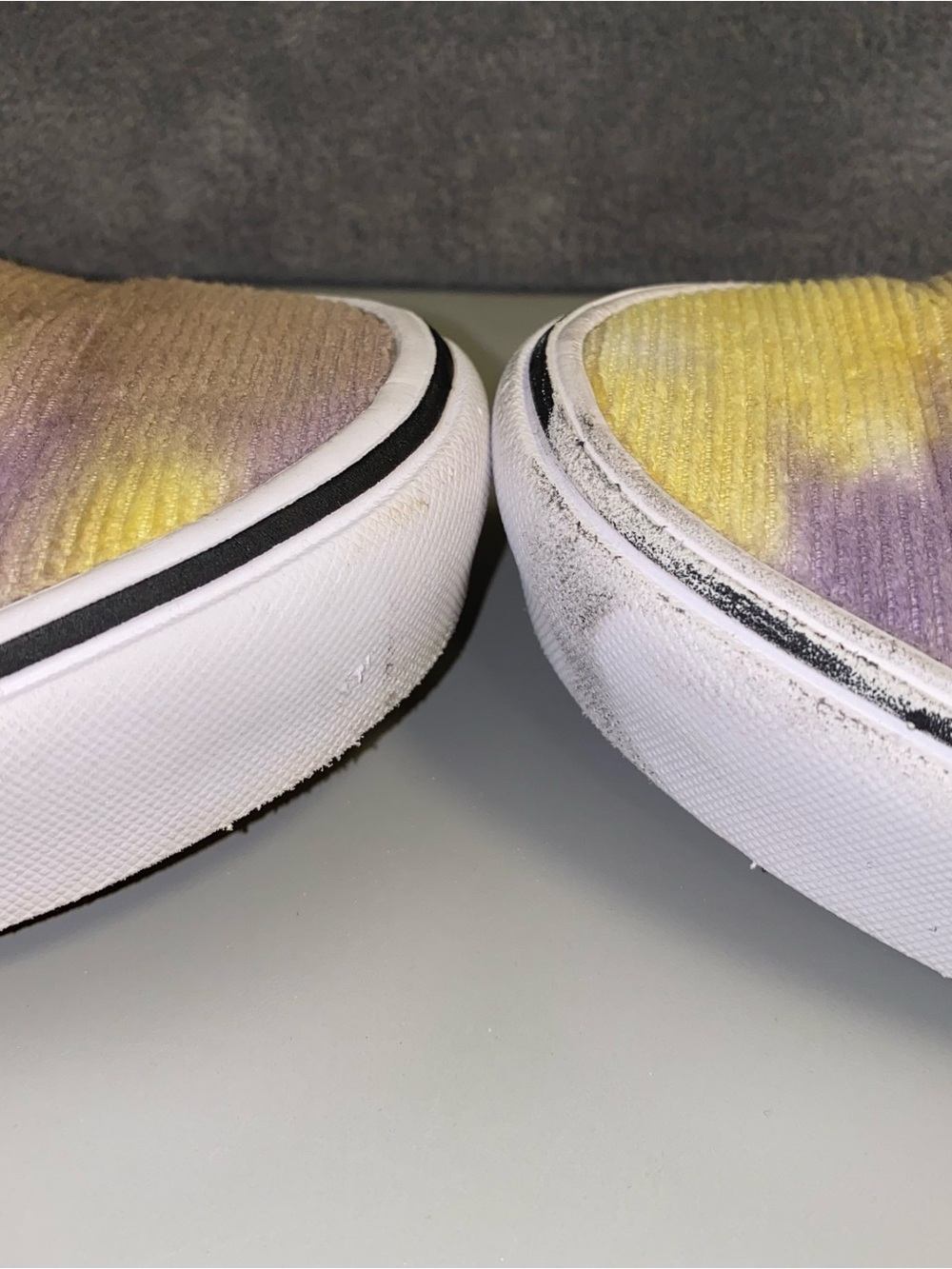 Vans Size 12 ComfyCush Era Blotched Multi/Purple Velvet Shoes - Picture 13 of 14